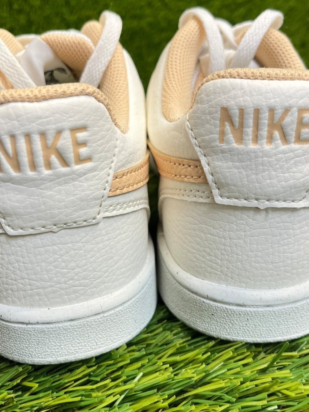 Nike Court Vision Low Womens Size 8.5 Sail White Athletic Skate Shoes Sneakers - Picture 6 of 10